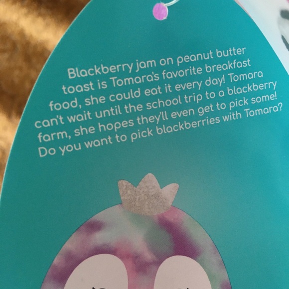 Squishmallow Tamara the Penguin Tie Dye 11 inches - Picture 3 of 4